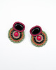 kolczyki soutache Kolorowe kolczyki sutasz boho wkrętki