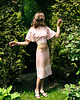 spódnice midi Spódnica Satynowa Baby Pink Margaret