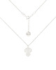 chokery Srebrny choker pancerka z psem Jamnik