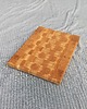 deski do krojenia i tace Dębowa deska do krojenia w stylu End Grain. Sztorcowy blok do krojenia.