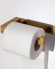 dodatki - łazienka - różne Drewniany uchwyt na papier toaletowy