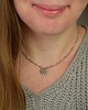 wisiory Naszyjnik słoneczko kamień słoneczny wire wrapping słońce