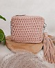 torby na ramię Torebka kuferek mini square bag - ciasteczko