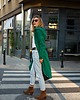bluza z kapturem damska Płaszczobluza No.2 Butelkowa Zieleń