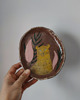 talerze, miski Lampart - talerzyk ceramiczny