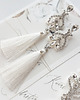 Biżuteria ślubna Amelia Tassel Line  Silver - kolczyki ślubne