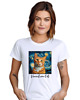 t-shirt damskie Koszulka kot Vincent van Gogh t-shirt śmieszny