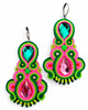 kolczyki soutache Kolczyki sutasz SPRINGTIME II