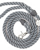 smycze i obroże dla psów i kotów Smycz Grey Silver classic