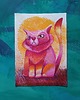 grafiki i ilustracje Pincat - rysunek różowego kota