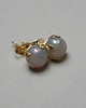 kolczyki z kamieniami Dots - agaty szare mystic /alloys collection/ - sztyfty
