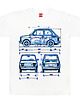 t-shirty męskie Koszulka FIAT 126 MALUCH X 3 tshirt