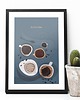 plakaty But first coffee - plakat A3/B2