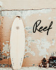 Ozdoby na ścianę Napis Reef - dekoracja w morskim stylu -Surfer-dekoracja na ścianę