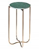 stoliki kawowe Stolik pomocnik zielony marmur 62x35cm