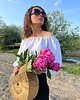 topy damskie Simple lniana bluzeczka