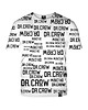 t-shirty męskie Męski T-shirt DR.CROW napisy
