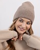 czapki damskie Czapka Gentle Cashmere Piaskowy