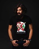 t-shirty męskie Koszulka organiczna z nadrukiem Santa dabbing