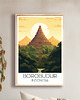 plakaty Indonezja - Borobudur - Plakat, pamiątka dla podróżnika