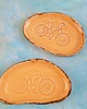 pojemniki na biżuterię Piękny ceramiczny talerzyk na biżuterię handmade dla rowerzystki