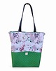torby na ramię Torba shopper na zakupy wodoodporna shopperka torba na ramię piwonia peonia