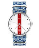 zegarki damskie Zegarek - Szczęście - niebieski, kwiaty