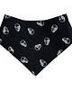 ubranka dla zwierząt Bandana, chusta, apaszka dla psa, jamnika zapinana na nap Czaszki