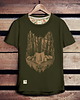 t-shirty męskie Koszulka męska WILK LEŚNE OBOZOWISKO moro khaki -