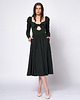 sukienki midi damskie Czarna sukienka - Ola