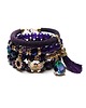 bransoletki z kamieni naturalnych Purple /17.11.25/ - set