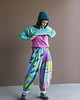 bluza bez kaptura damska Turkusowa Bluza bez kaptura