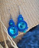 kolczyki soutache Sofi 1 - kolczyki z kryształami