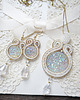 komplet biżuterii Ślubny komplet  biżuterii soutache