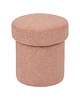 pufy do siedzenia Pufa Okrągła Pufa ze Schowkiem Aura Terracota