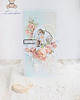 kartki scrapbooking Kartka ślubna pamiątka "AmidstTheRoses 2" GOTOWA