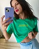 t-shirt damskie Zielona koszulka Damska Nadzieja