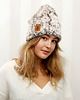 czapki damskie CZAPKA CHAPOOSIE Beige & Brown