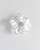 gumki do włosów Scrunchie WHITE SATIN