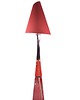lampy podłogowe Lampa podłogowa 175 cm VATEA designerska, czerwona, nowoczesna forma 175cm