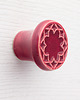 gałki do mebli Ceramiczna gałka do mebli wiśniowa, wz.3