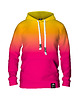 bluza z kapturem damska Damska Bluza z kapturem DR.CROW Ombre Żół Róź