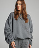 bluza bez kaptura damska Bluza MADISON dark gray