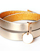 bransoletki skórzane goldie gold