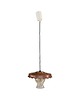 lampy wiszące Miedziana, rustykalna lampa wisząca, VEB Narva Leuchten, Niemcy, lata 70.