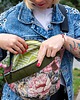 saszetka nerka Pastelowa różowa nerka damska w kwiaty KWIATOWA SIELANKA