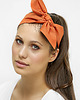 opaski do włosów Pomarańczowa opaska wiązana z bawełny