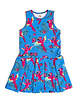 sukienki dla dziewczynki Sukienka na ramiączka Niebieska Papuga