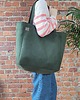 torby na ramię Lazy bag Bukka zielona vegan oversize