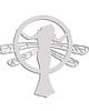 inne Dekoracyjny panel ażurowy, SECESJA, WOMAN DRAGONFLY, Dekoracja ścienna 3D, Or